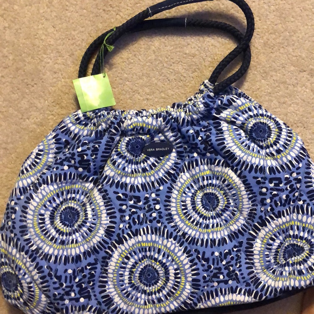 NWT Vera Bradley Rope Handle Tote “Starry Night”